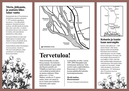 Luontopolun taulu